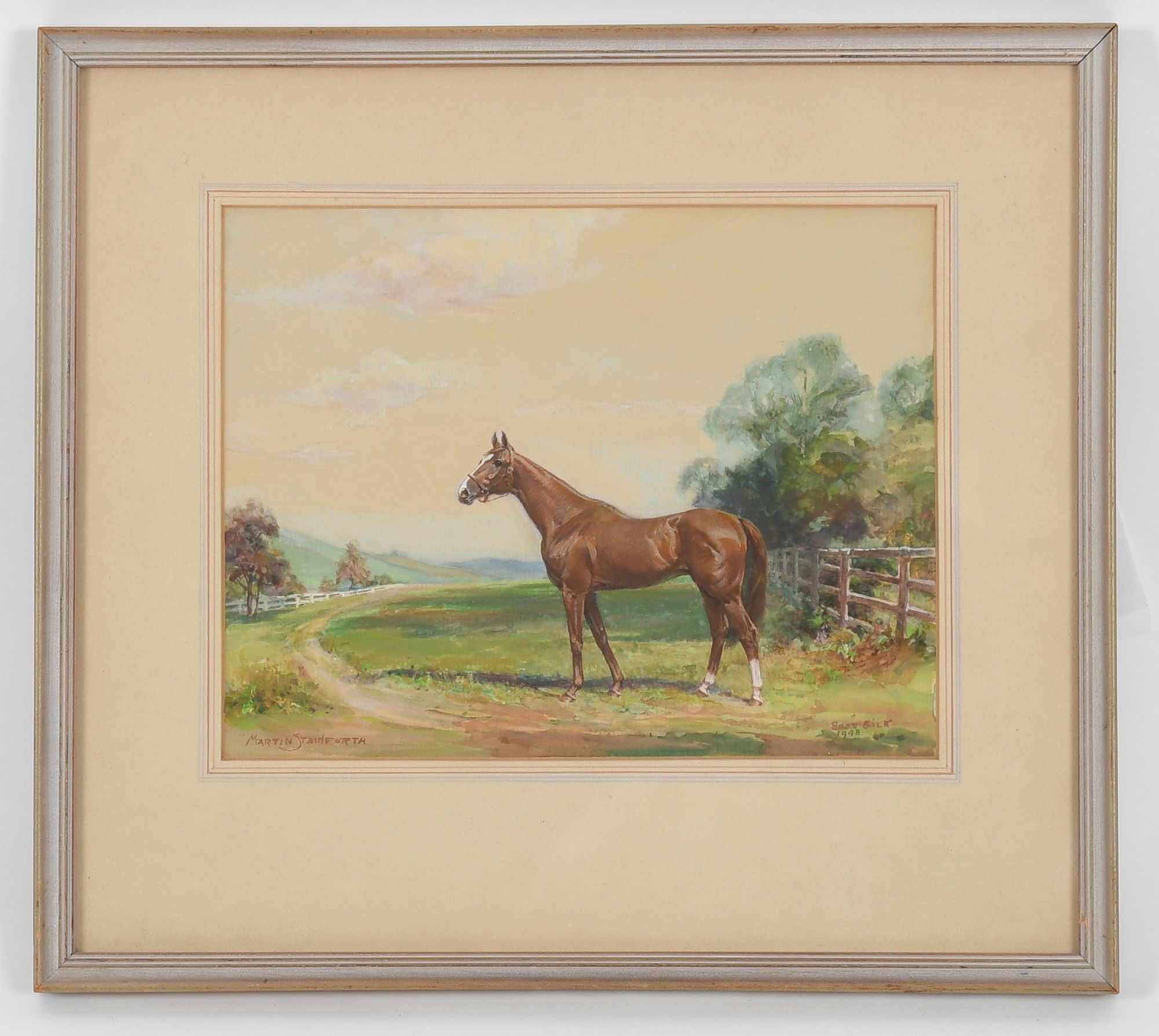 Martin Stainforth | Shot Silk (1948) | MutualArt
