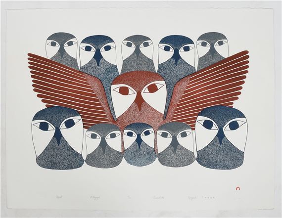 Uppiit by Kenojuak Ashevak, 1996