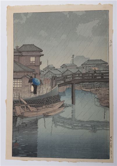 Shinagawa by Hasui Kawase, 1931
