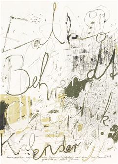 Deckblatt - Graphikkalender 99 - Falko Behrendt