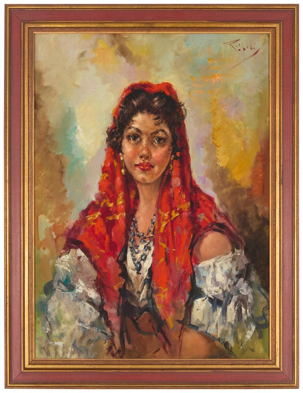 Franco Rispoli | Portrait of a woman | MutualArt