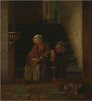 Vermoeide Keukenjongens - Cornelis Speets