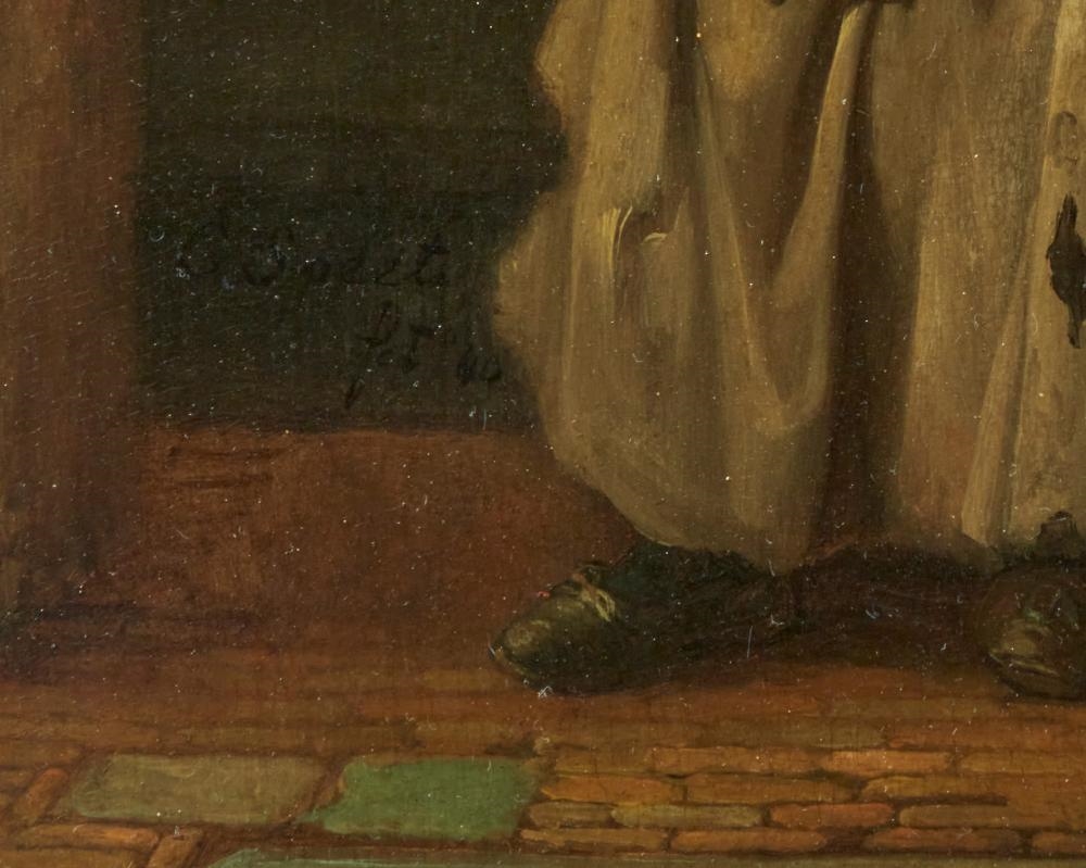 Artwork by Cornelis Speets, Vermoeide Keukenjongens, Made of Oil On Panel