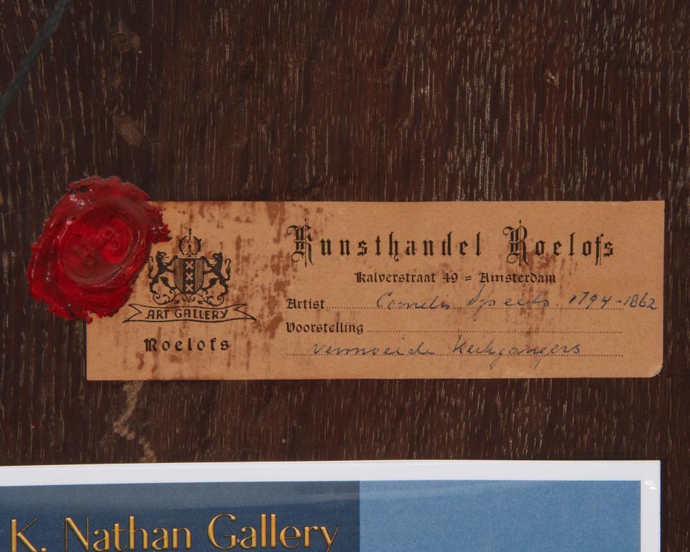 Artwork by Cornelis Speets, Vermoeide Keukenjongens, Made of Oil On Panel