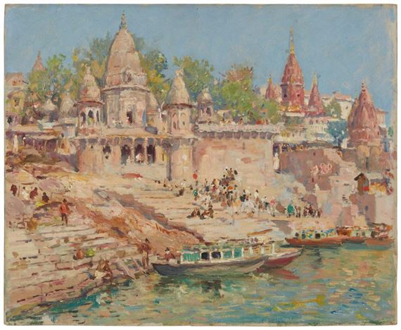 Temple of Siva, Benares - Colin Campbell Cooper