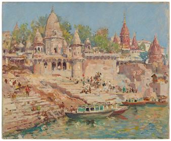 Temple of Siva, Benares - Colin Campbell Cooper