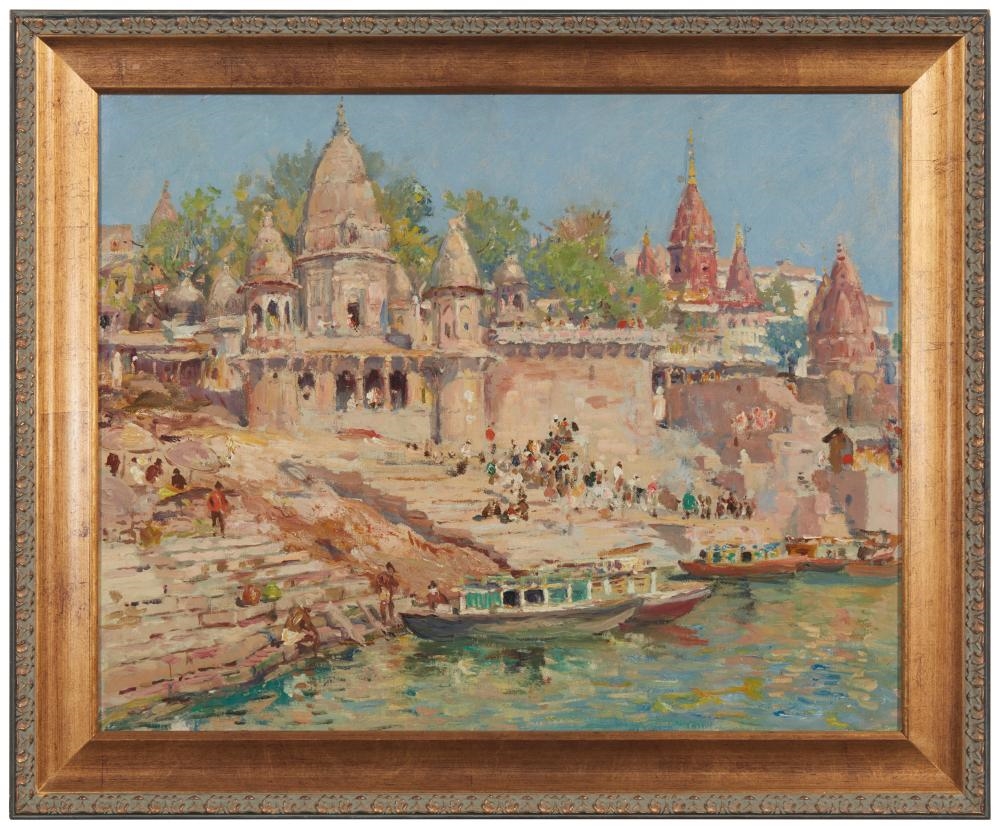 Colin Campbell Cooper | Temple of Siva, Benares | MutualArt
