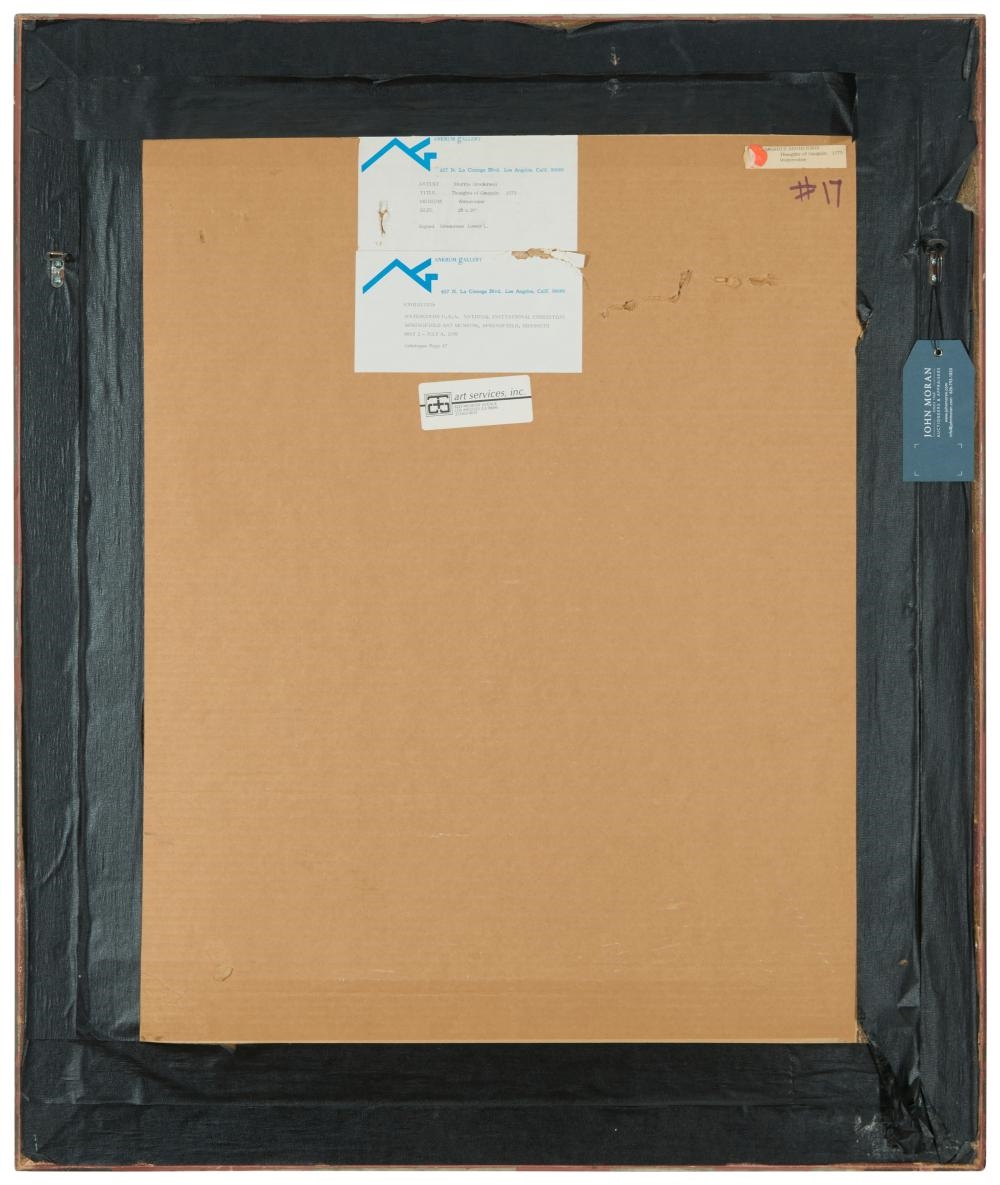 Artwork by Morris Broderson, Thought of Gaugin, Made of Watercolor On Paper