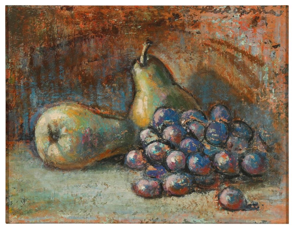 Robert Rukavina | Still life of pears and grapes (1959) | MutualArt