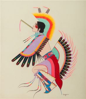 untitled, Eagle Dancer, 1985 - Ron Geionety