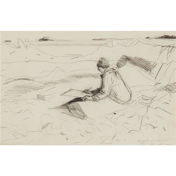 ELIZABETH AT L'ARCOUEST ON THE BEACH - John Houston