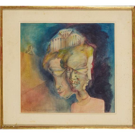 TRIUMVIRATE by Leslie Hurry, 1944