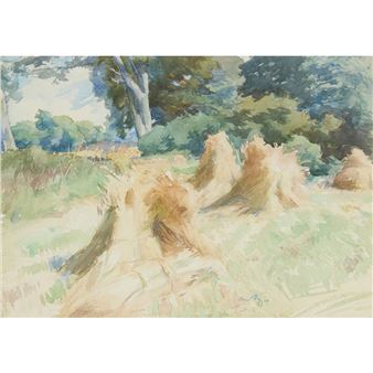 CORN STOOKS - David Foggie