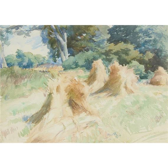 CORN STOOKS - David Foggie