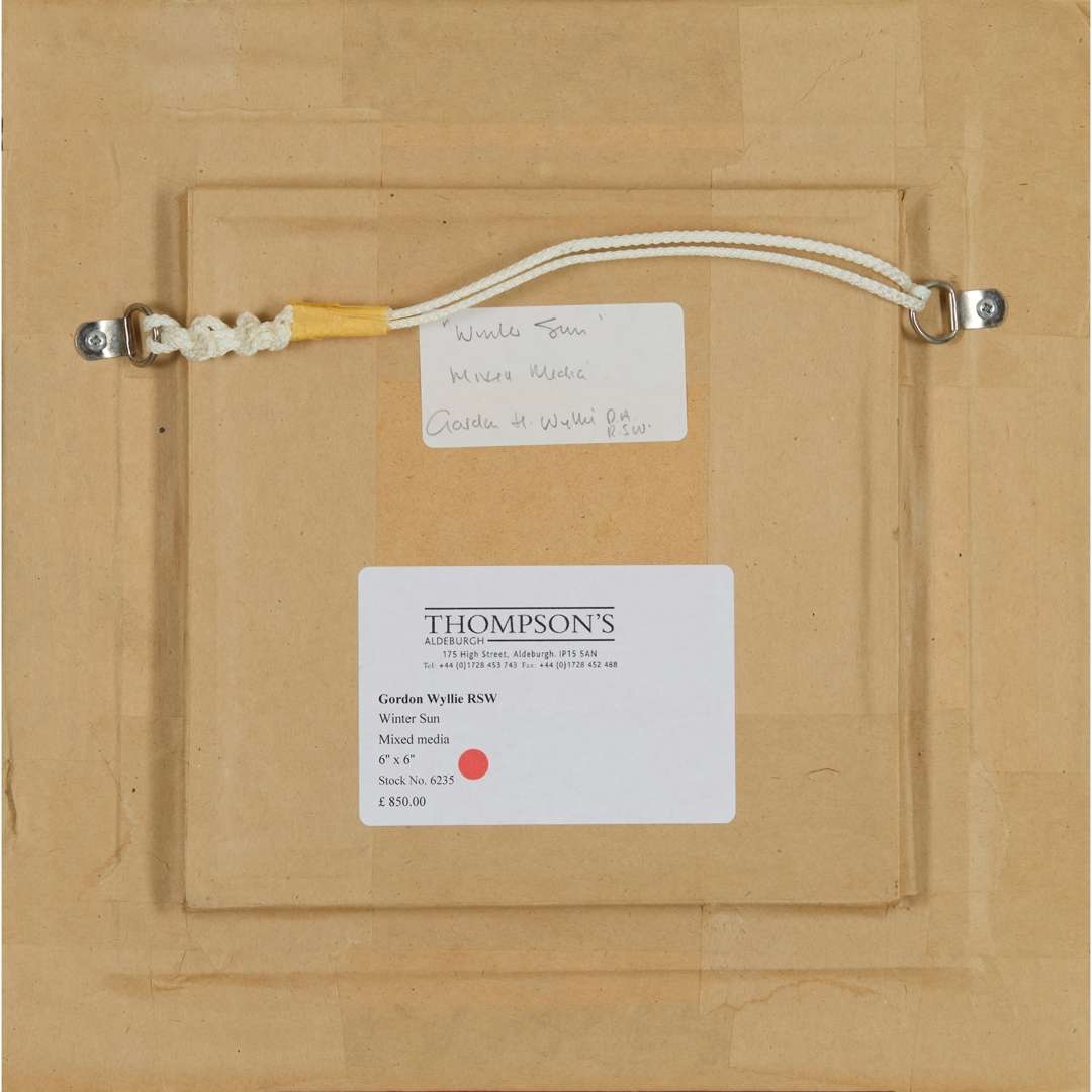 Artwork by Gordon Wyllie, WINTER SUN, Made of Mixed Media