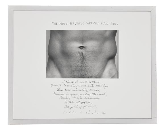 The Most Beautiful Part of a Man's Body, - Duane Michals