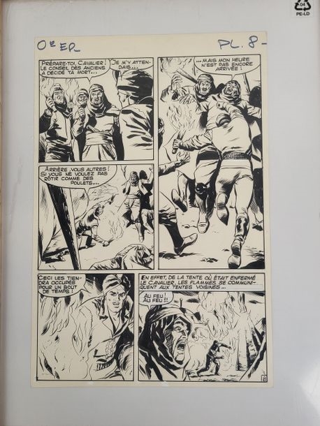 Artwork by Pierre Le Guen, Untitled, Made of Black And White Comic Strip