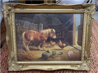 A Farm Scene - Donna Crawshaw