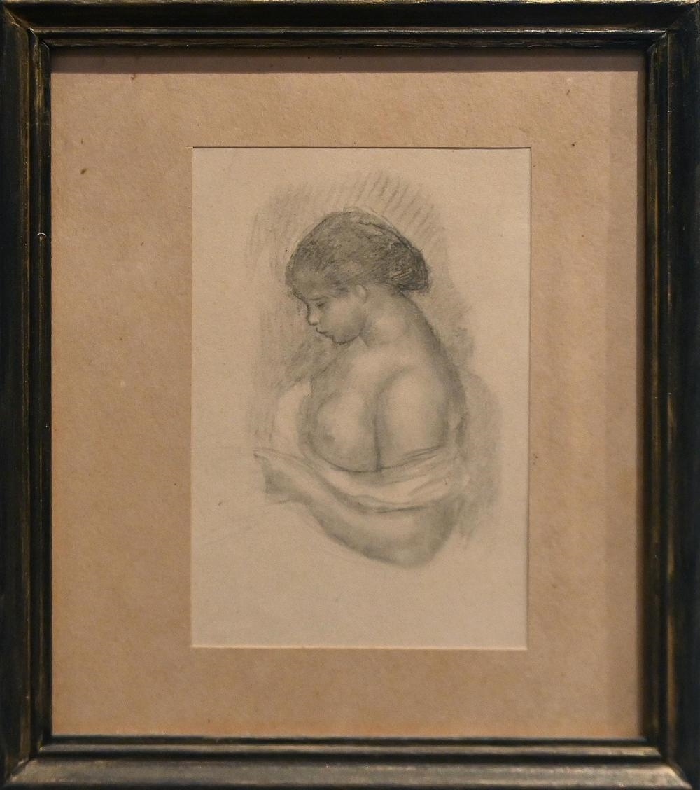 Artwork by Tina Haim-Wentscher, Portrait Study, Made of Graphite On Paper