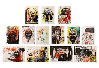 Group of Thirteen Abstract Compositions - Theo Boettger