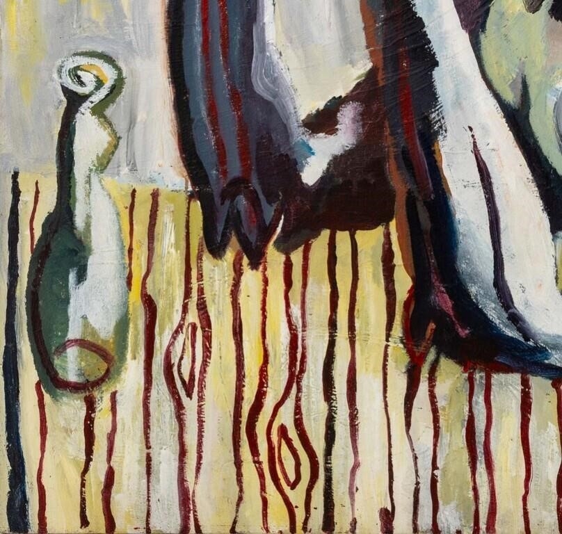 Artwork by Steve Butcher, Thinker, Made of Oil On Canvas