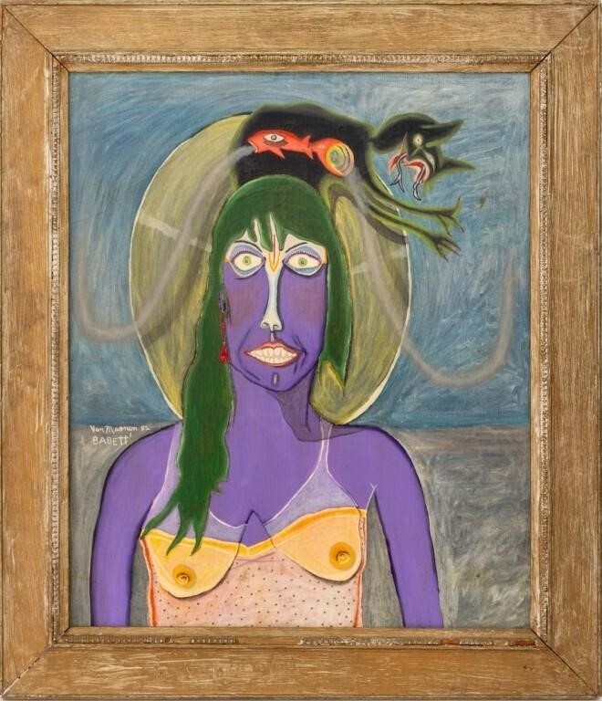 Artwork by Gregory Van Maanen, Babbett, Made of Oil On Cloth