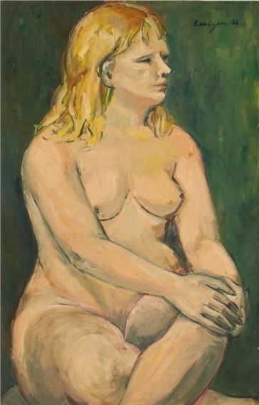 Seated Nude Woman - Eui Jin