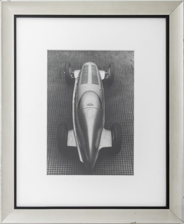 Artwork by Zoltan Glass, Rear View of W25 GP Coupe Racing Car, Made of Inkjet Print