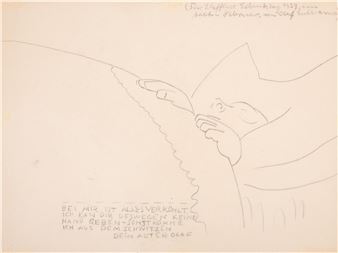 Bei mir ist alles verkühlt - Olaf Gulbransson