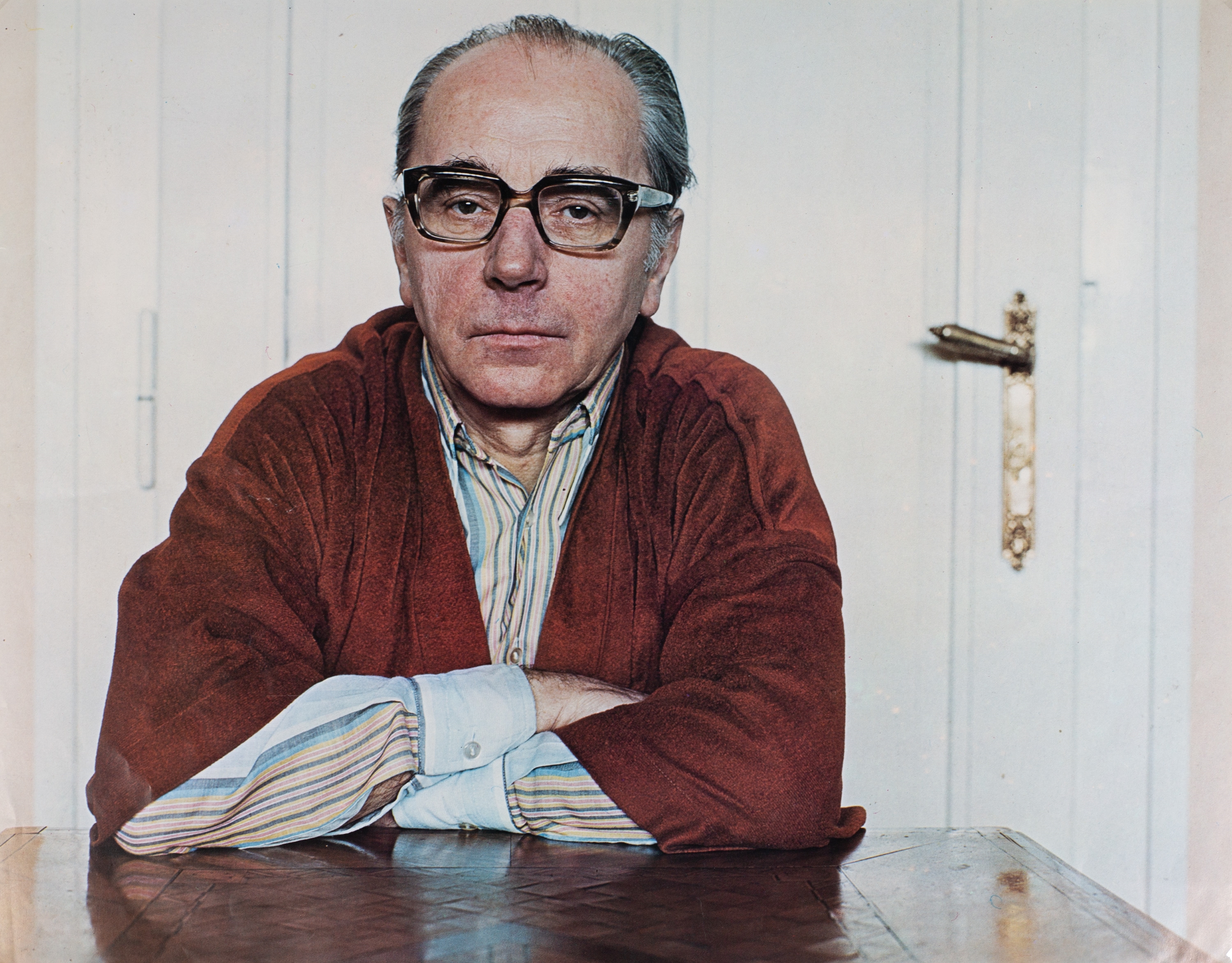 Artwork by Jiří Kolář, Self-Portrait (Collage - DÃ©collage, Made of Collage