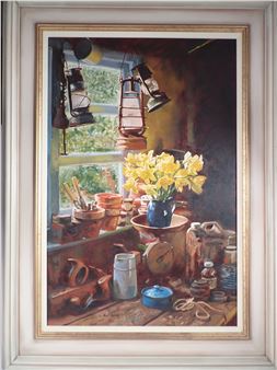 Daffodils in Potting Shed - Neil Faulkner