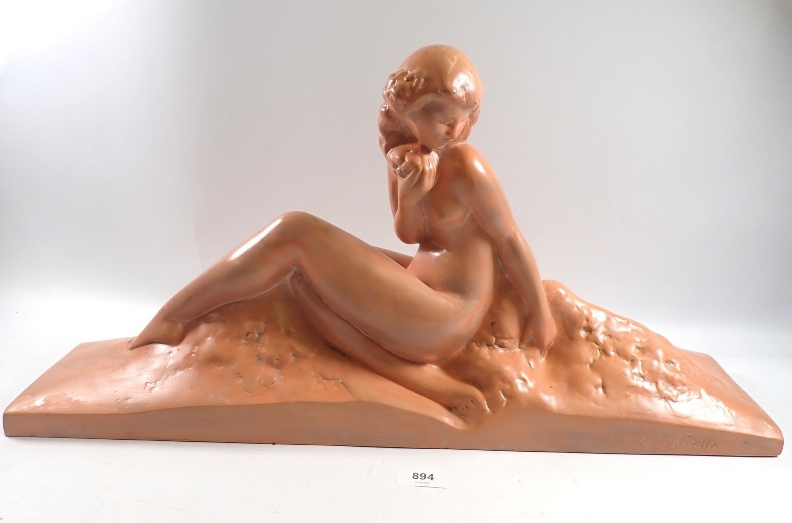 Artwork by A. Fontana, St Clement, No 28, Made of Terracotta