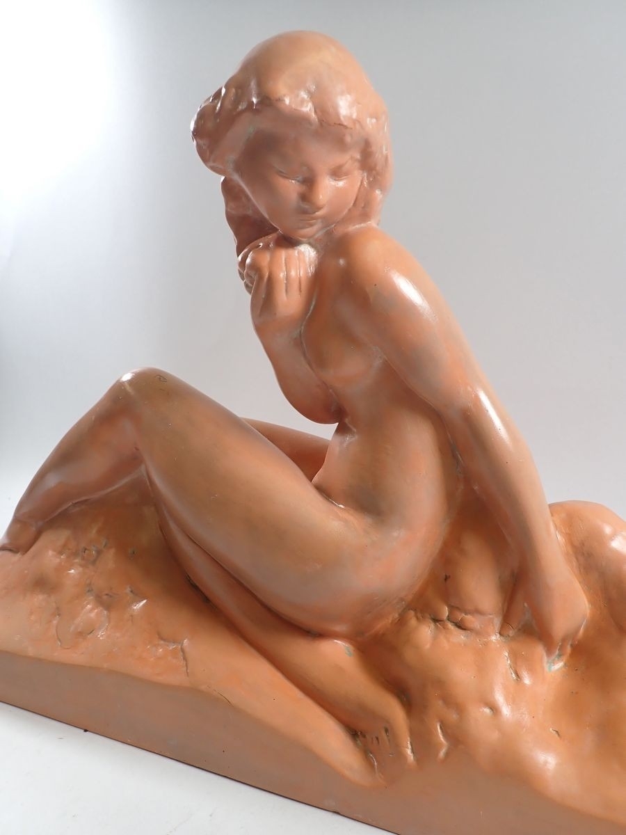 Artwork by A. Fontana, St Clement, No 28, Made of Terracotta