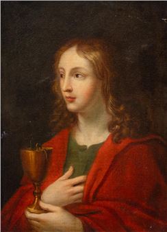 portrait of Saint John the Evangelist - Eustache Le Sueur