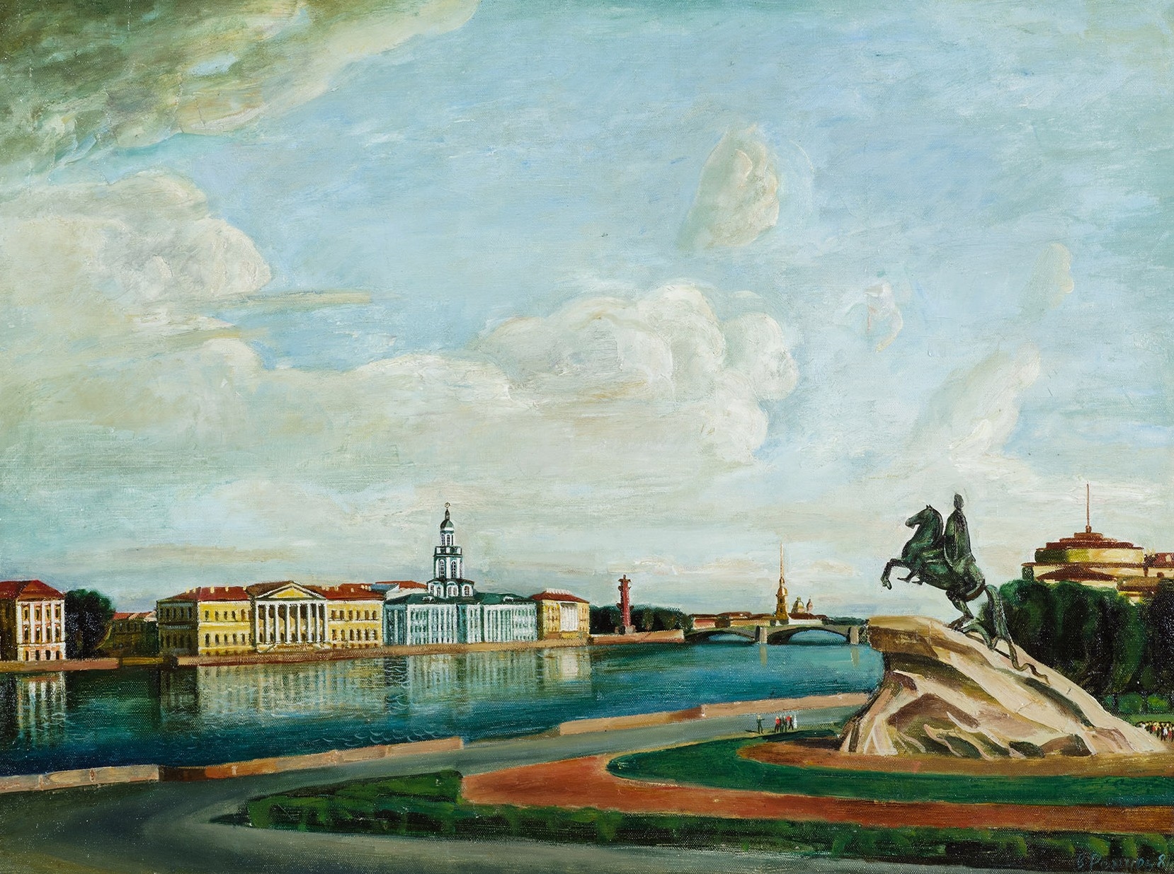 Artwork by Vladislav Valentinovich Rozhnev, Untitled, Made of Oil On Canvas