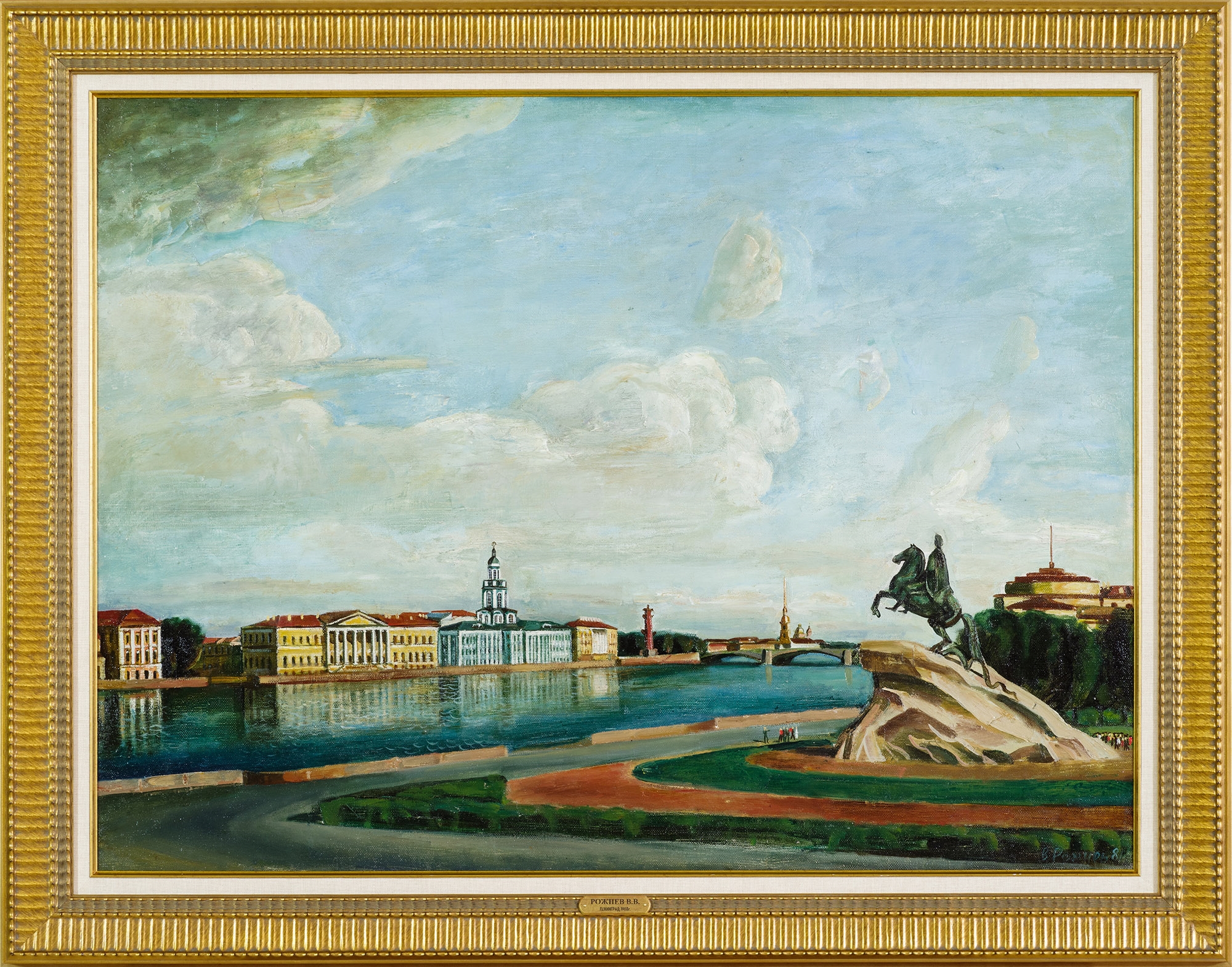 Artwork by Vladislav Valentinovich Rozhnev, Untitled, Made of Oil On Canvas