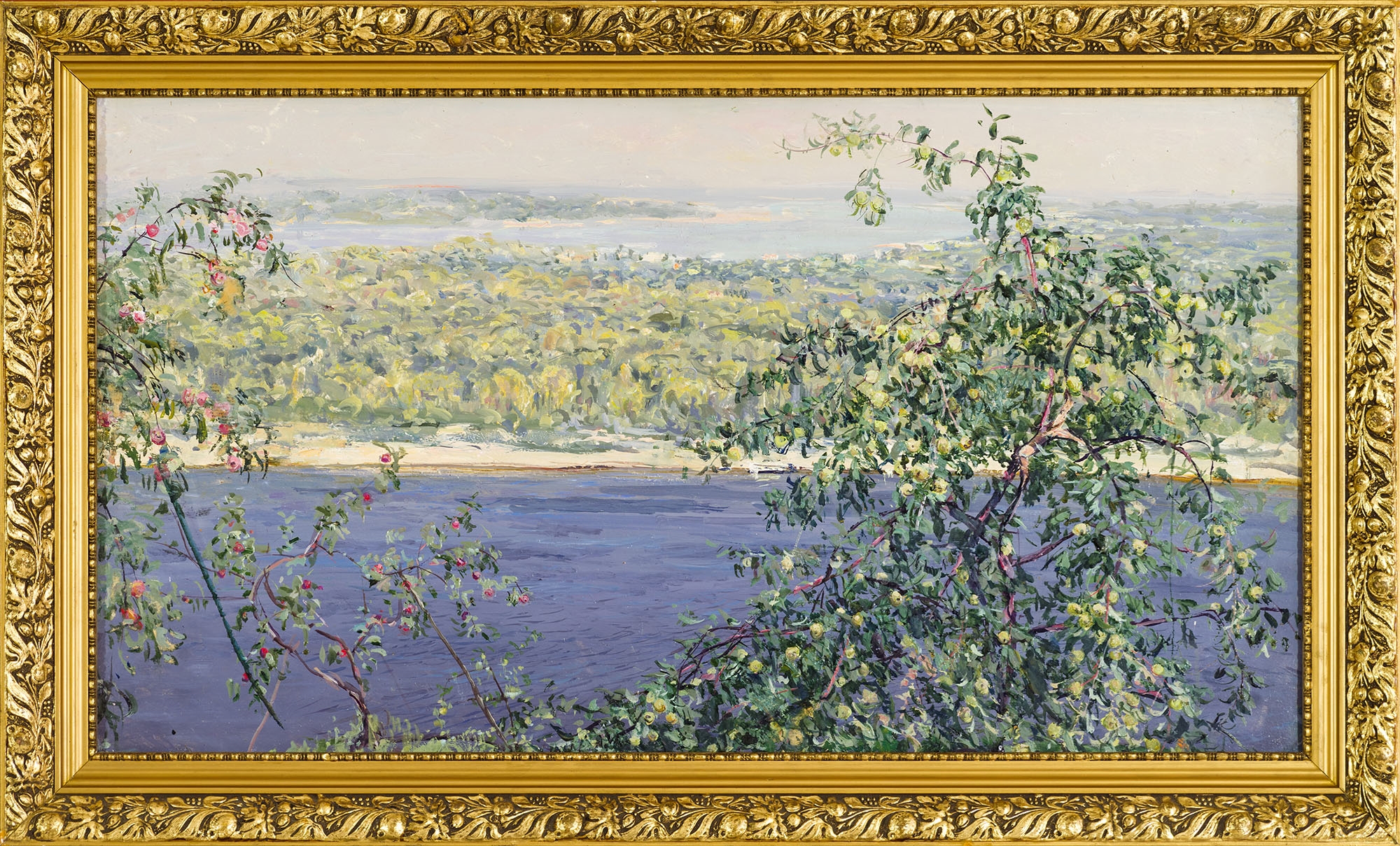 Artwork by Nikolai Mikhailovich Romadin, Antonovka, Made of Oil On Cardboard