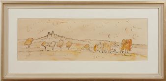 Pohled do krajiny a Trosky - Vladimíra Paterová