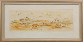 Pohled do krajiny a Trosky II - Vladimíra Paterová