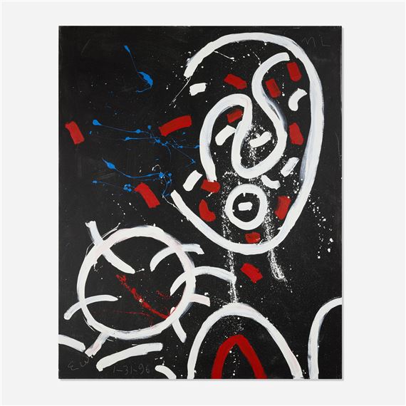 Flying Blue Birds - Emerson S. Woelffer