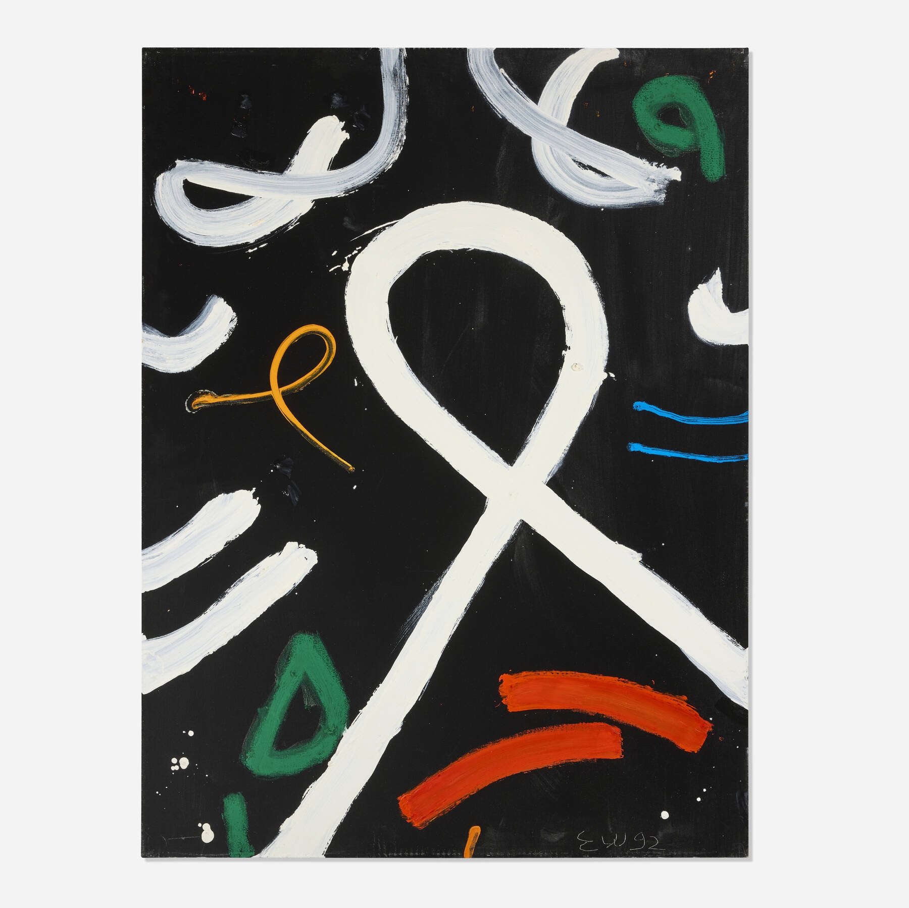 Artwork by Emerson S. Woelffer, Untitled, Made of Oil And Acrylic On Canvas