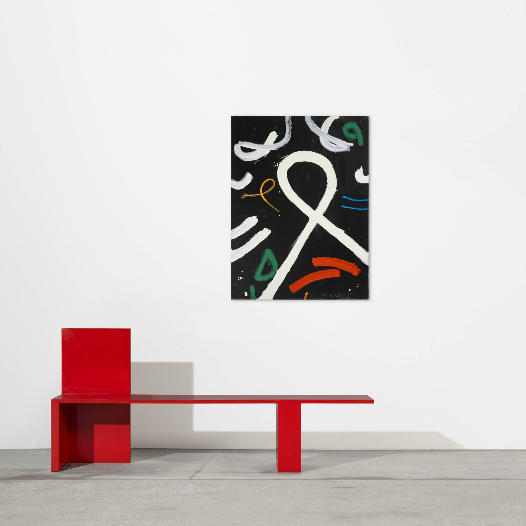 Artwork by Emerson S. Woelffer, Untitled, Made of Oil And Acrylic On Canvas