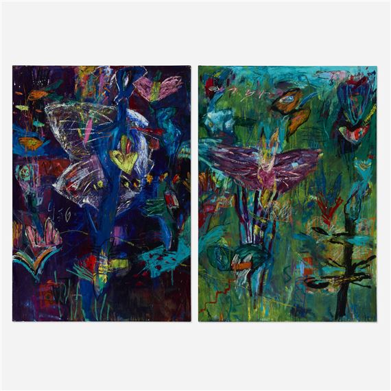 Wanderlust (diptych by Ford Crull, 1988