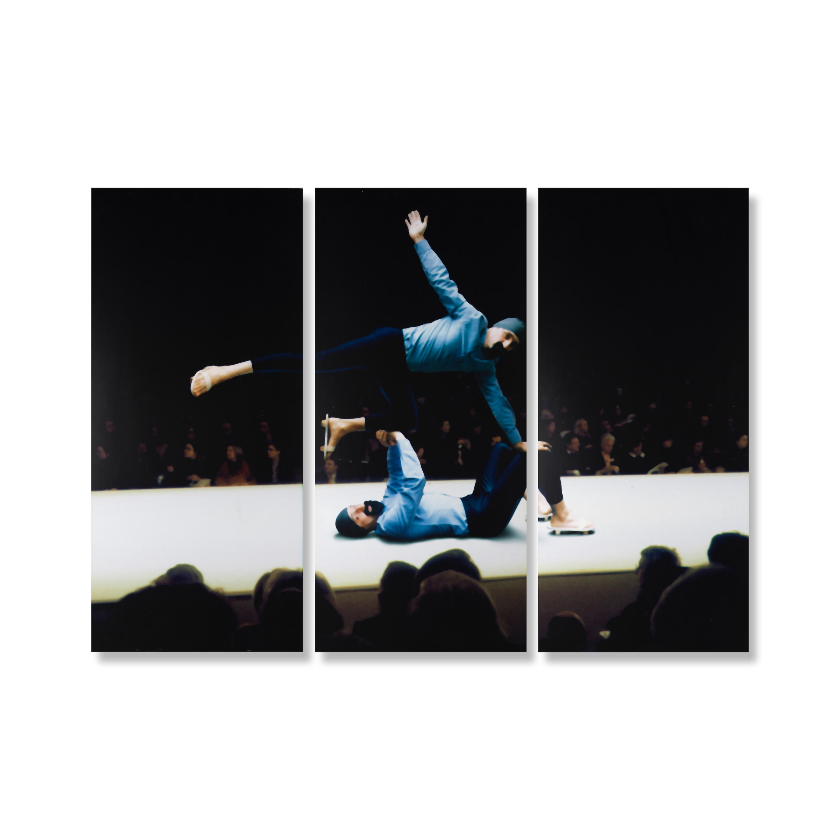 Artwork by Xavier Veilhan, Les Acrobates
1998, Made of inkjet print on paper laid