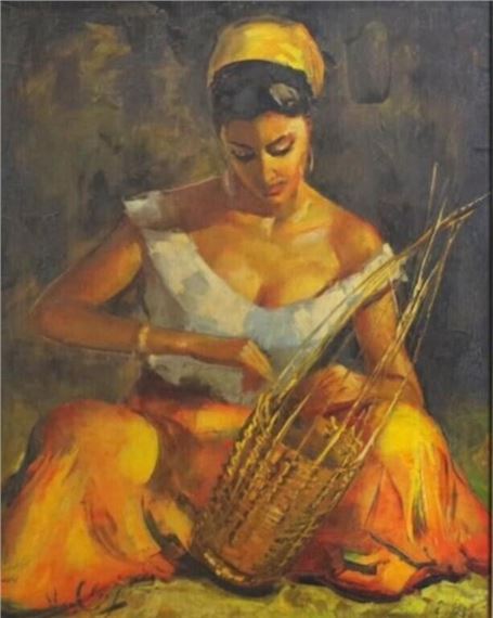 Robert Van Cleef | The Basketmaker | MutualArt
