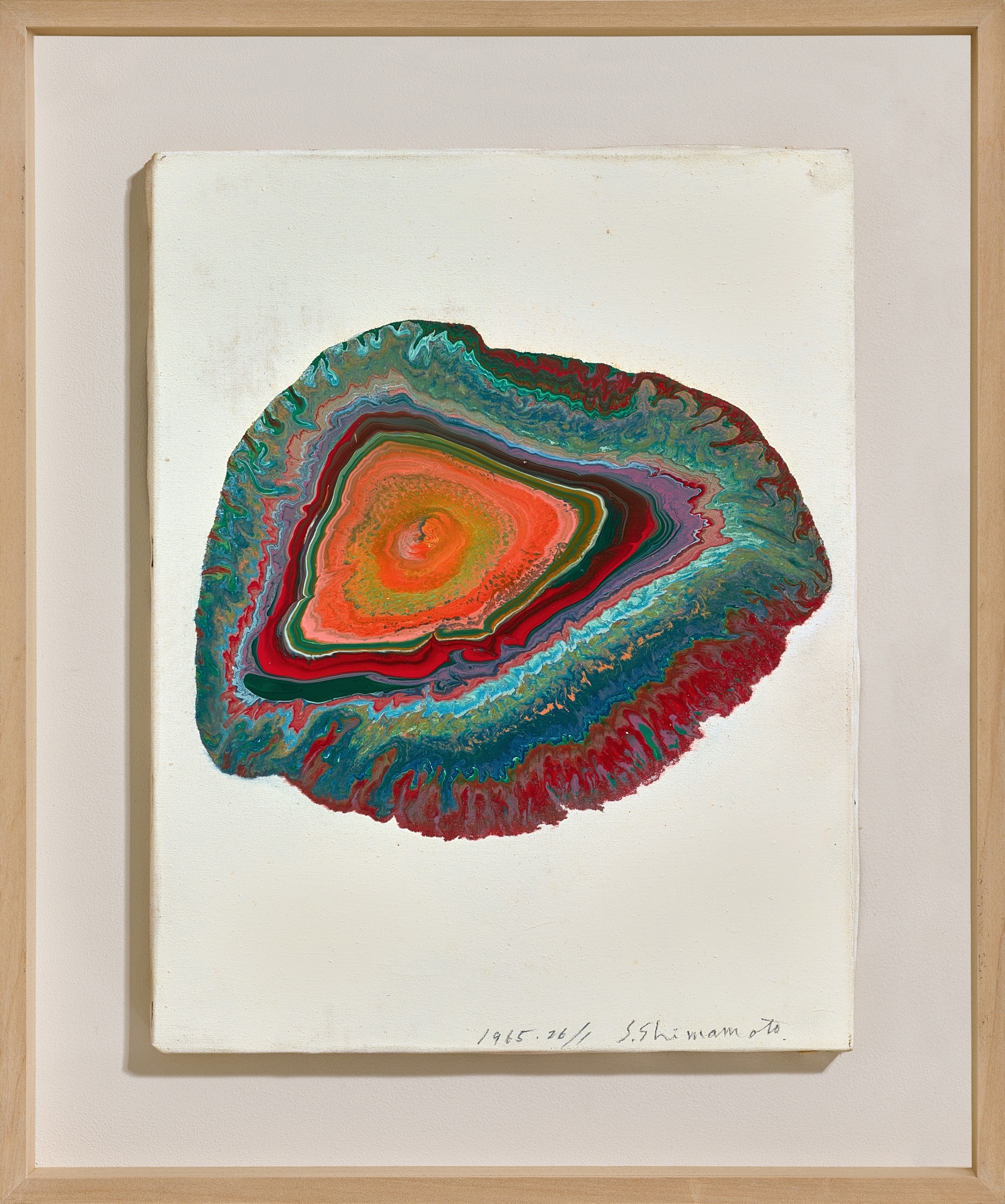 Shozo Shimamoto | Shozo Shimamoto 嶋本昭三 | Lucky Star (1965) | MutualArt