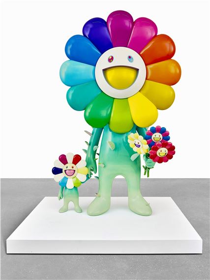 村上隆版画作品 Multicolor Super Flat Flowe Takashi Murakami | Multicolor Super Flat Flowers (2022
