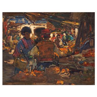 Market Day - Alexander Charles Robinson