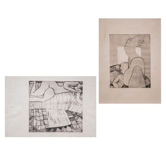 two etchings - Livia Canestraro