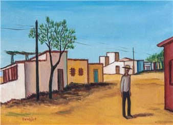 Spanish landscape - Theo Humblet